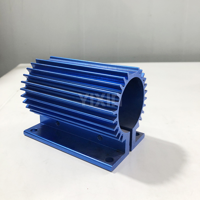 電機(jī)外殼鋁型材散熱器 藍(lán)色